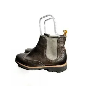 Clarks Brown Leather Slip On Elastic Ankle Boots Amazon.com | Clarks Women main image 4